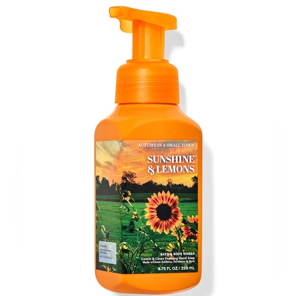 Bath & Body Works Sunshine & Lemons Foaming Soap - Vibrant Orange - Picture 1 of 2